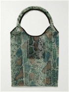 Wacko Maria - Speakeasy Packable Snake-Print Mesh Tote Bag