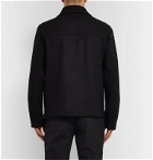 Valentino - Slim-Fit Embroidered Embellished Wool-Felt Jacket - Black