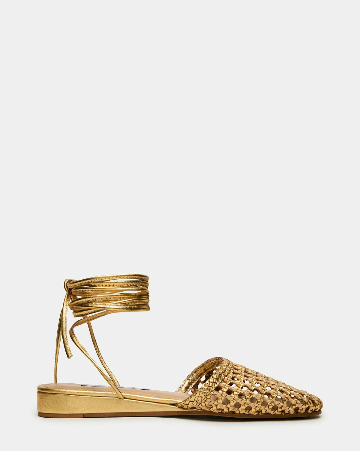 Steve Madden Flutterrr Sandals in Gold