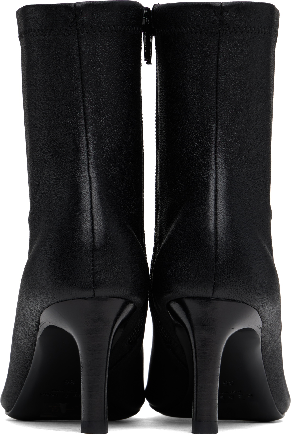 rag & bone Black Britt Leather Boots