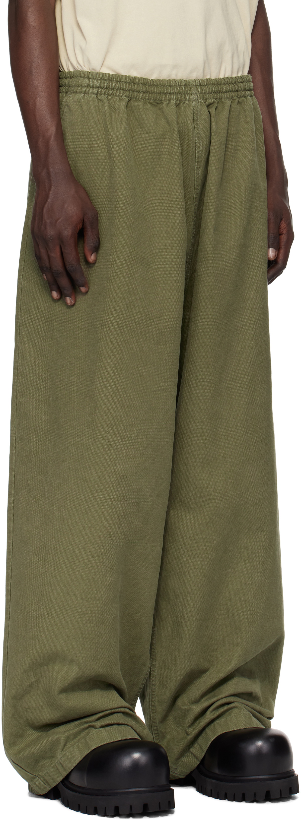 Balenciaga Khaki Baggy Sweatpants Balenciaga