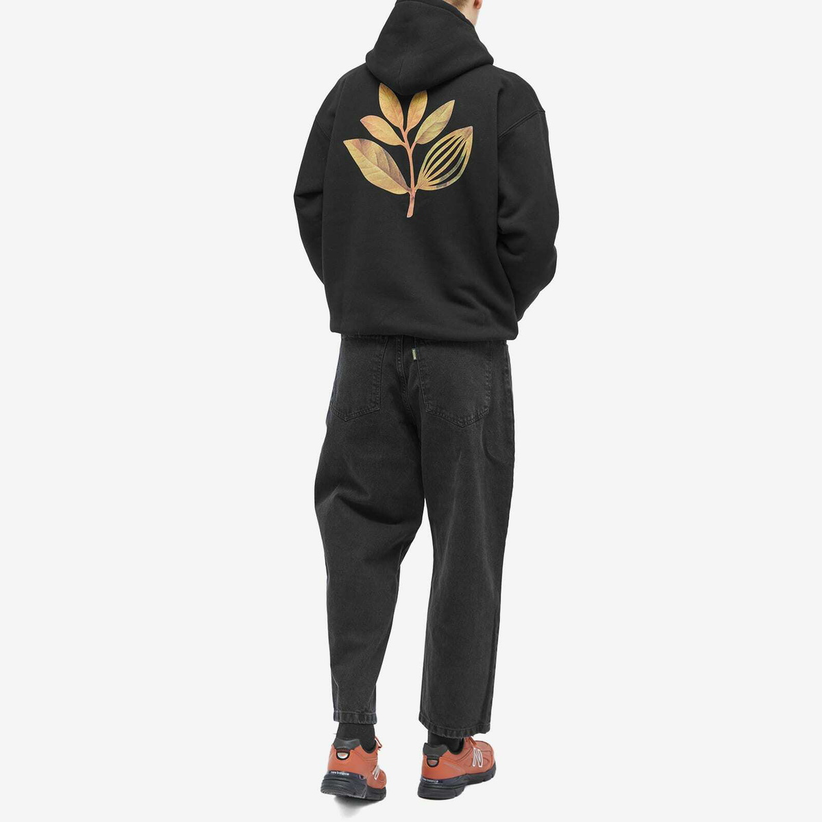 Magenta Men's Automne Hoodie in Black