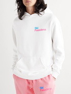 Pasadena Leisure Club - Ski Pasadena Printed Cotton-Jersey Hoodie - White