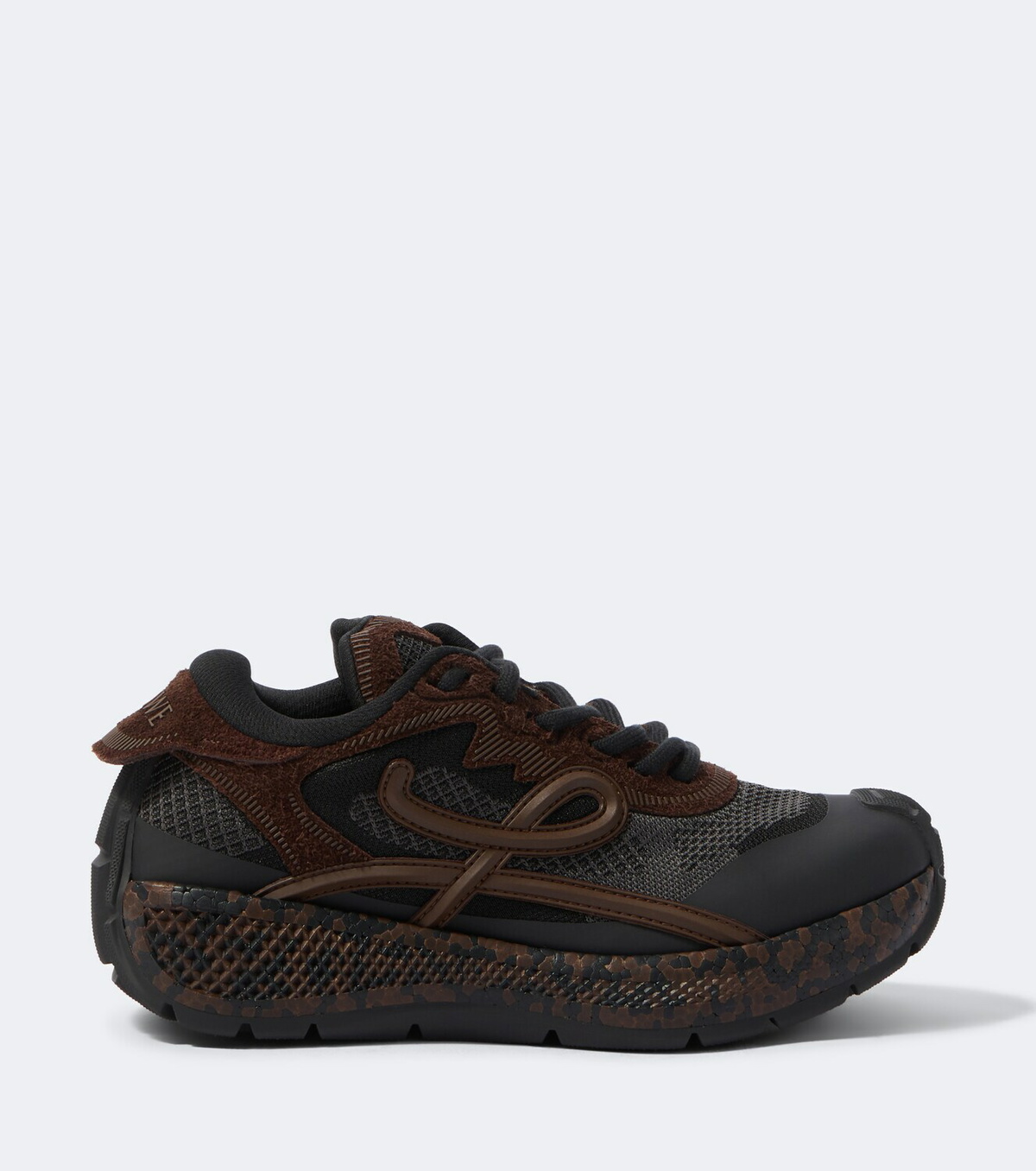 Loewe Pogo suede-trimmed sneakers
