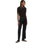 Wales Bonner Brown John Smedley Edition Blessings Polo