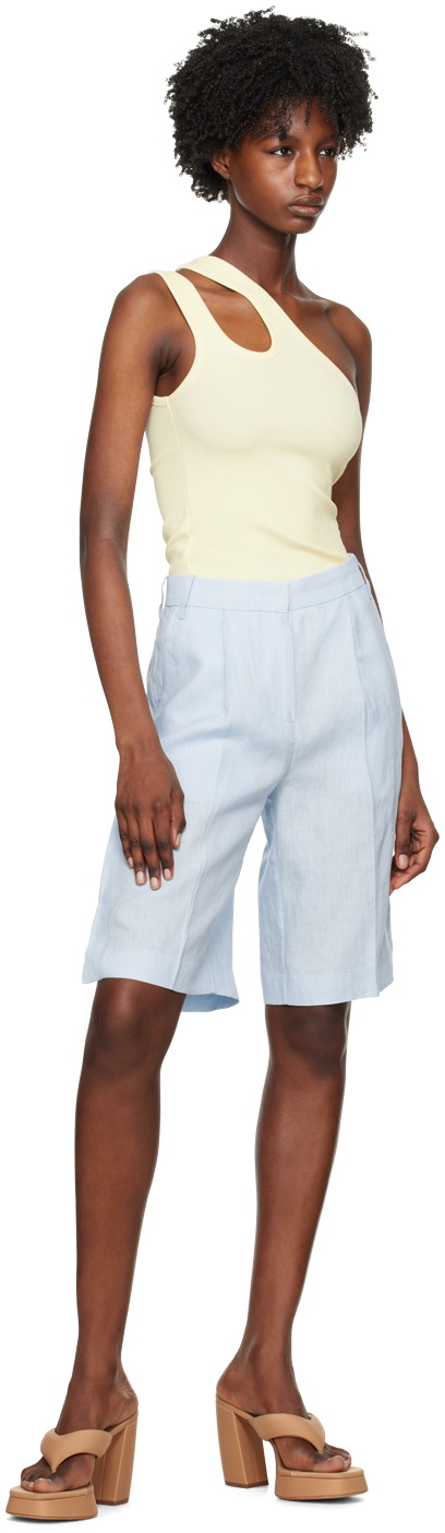 REMAIN Birger Christensen Blue Bermuda Shorts