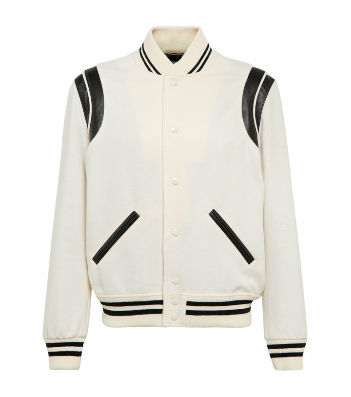 Photo: Saint Laurent - Teddy varsity jacket