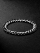 SHAY - Link Blackened Gold Diamond Bracelet