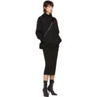 Polythene* Optics Black Logo Vertical Hoodie