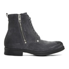 Diesel Grey D-Vicious Boots