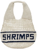 Shrimps Off-White Ariel Tote Bag