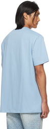 Balmain Blue Embossed T-Shirt