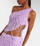 Susan Fang Beaded crochet top