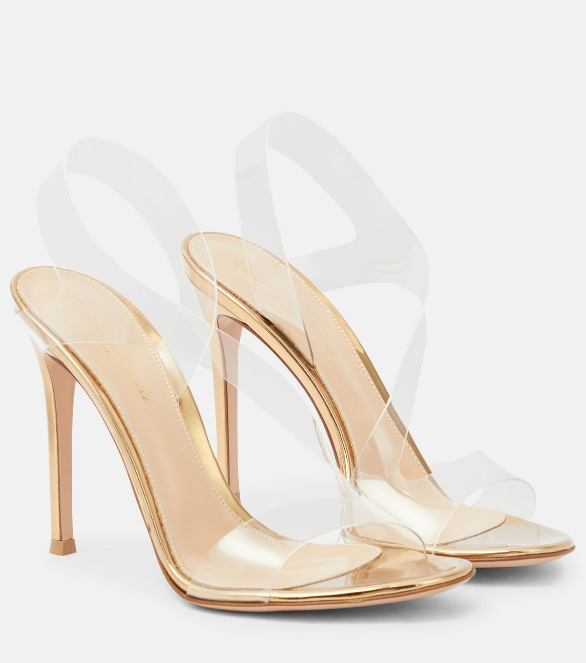 Gianvito Rossi - Metropolis 105 PVC slingback sandals