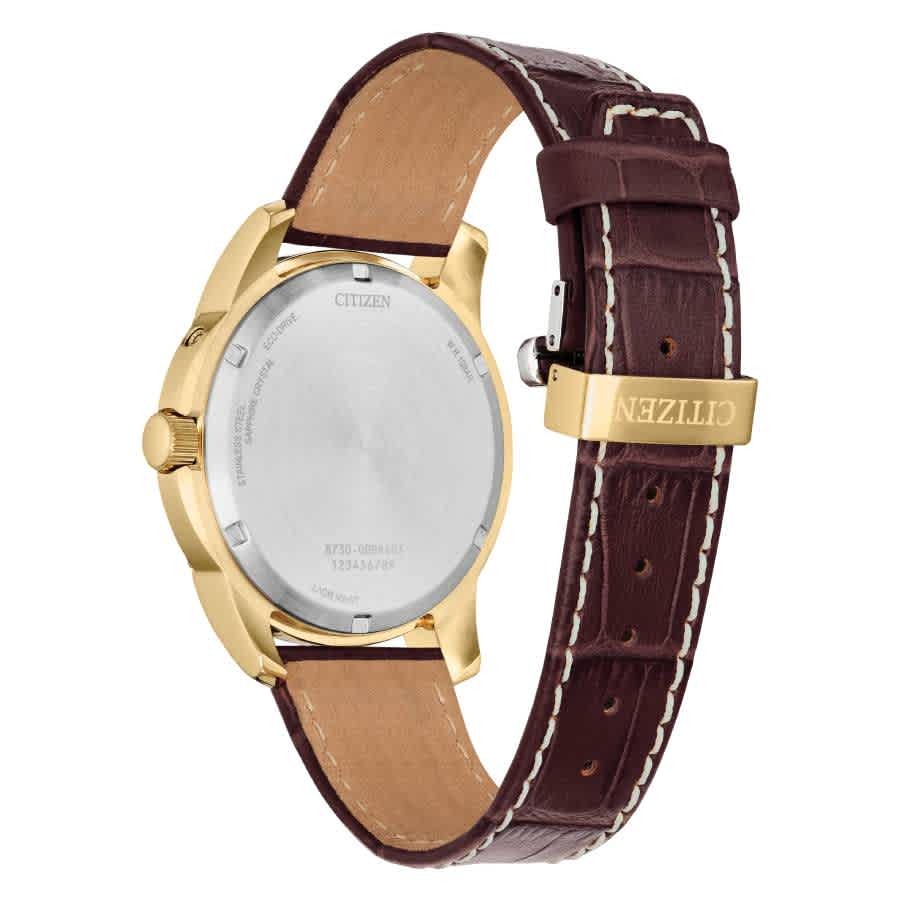 Citizen Calendrier Moon Phase Gold Dial Mens Watch BU0082-06P