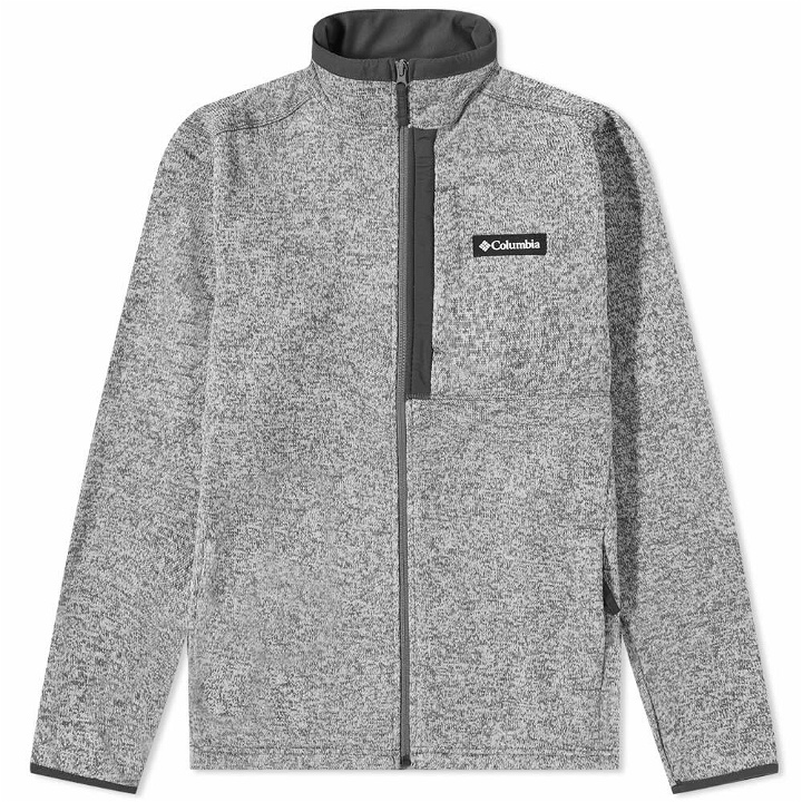 Photo: Columbia Men's Sweater Weather™ Full Zip Fleece in City Grey Heather