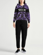 Shoe Womens Sweatshirt in Purple