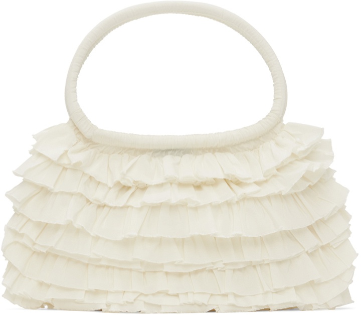 Photo: Molly Goddard SSENSE Exclusive Off-White Frilled Bag