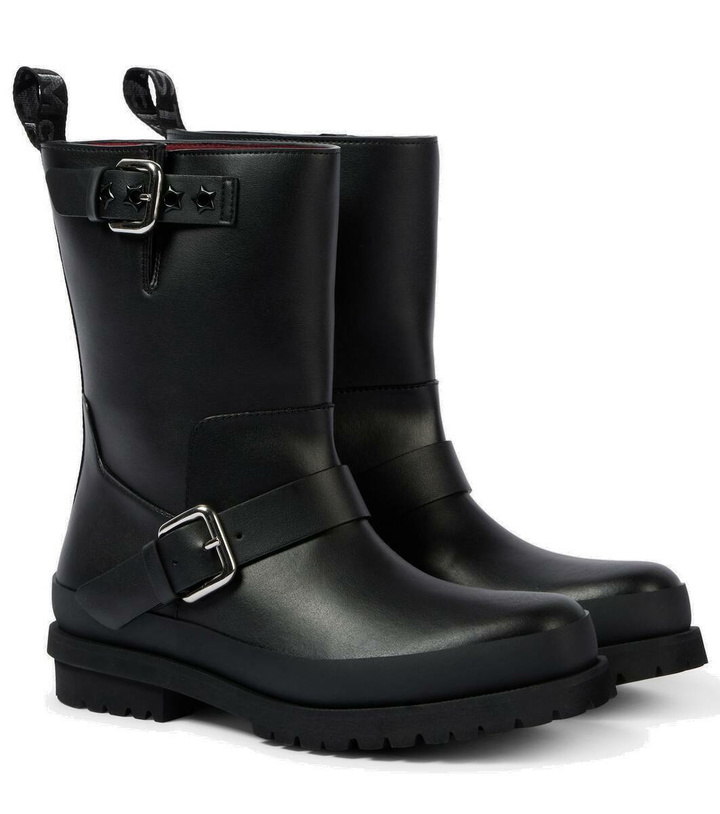 Photo: Stella McCartney Trace faux leather biker boots