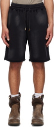 KUSIKOHC Black Dyed Shorts