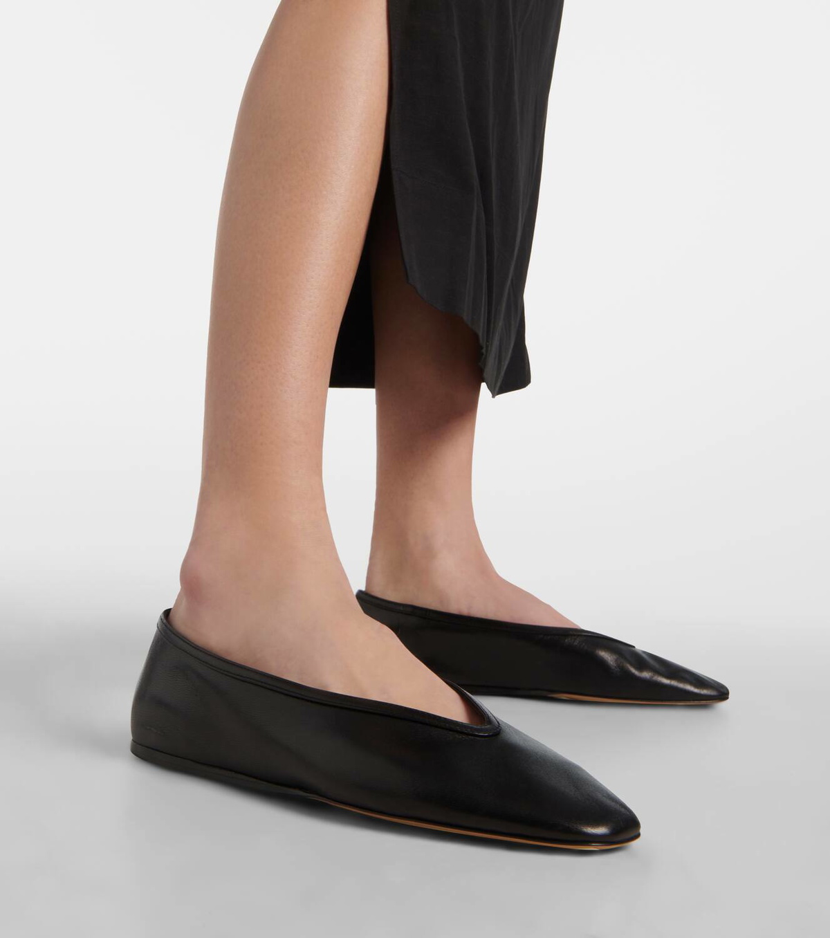 Le Monde Béryl Luna leather ballet flats