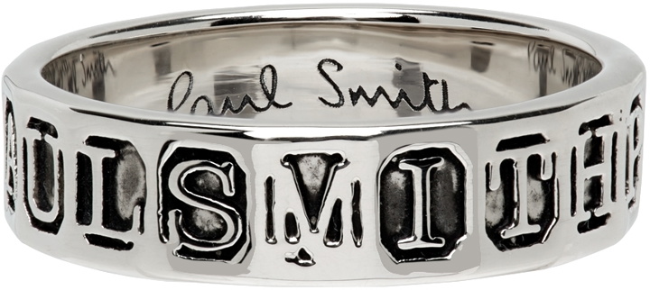 Photo: Paul Smith Silver Logo Stamp Ring