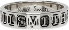 Paul Smith Silver Logo Stamp Ring