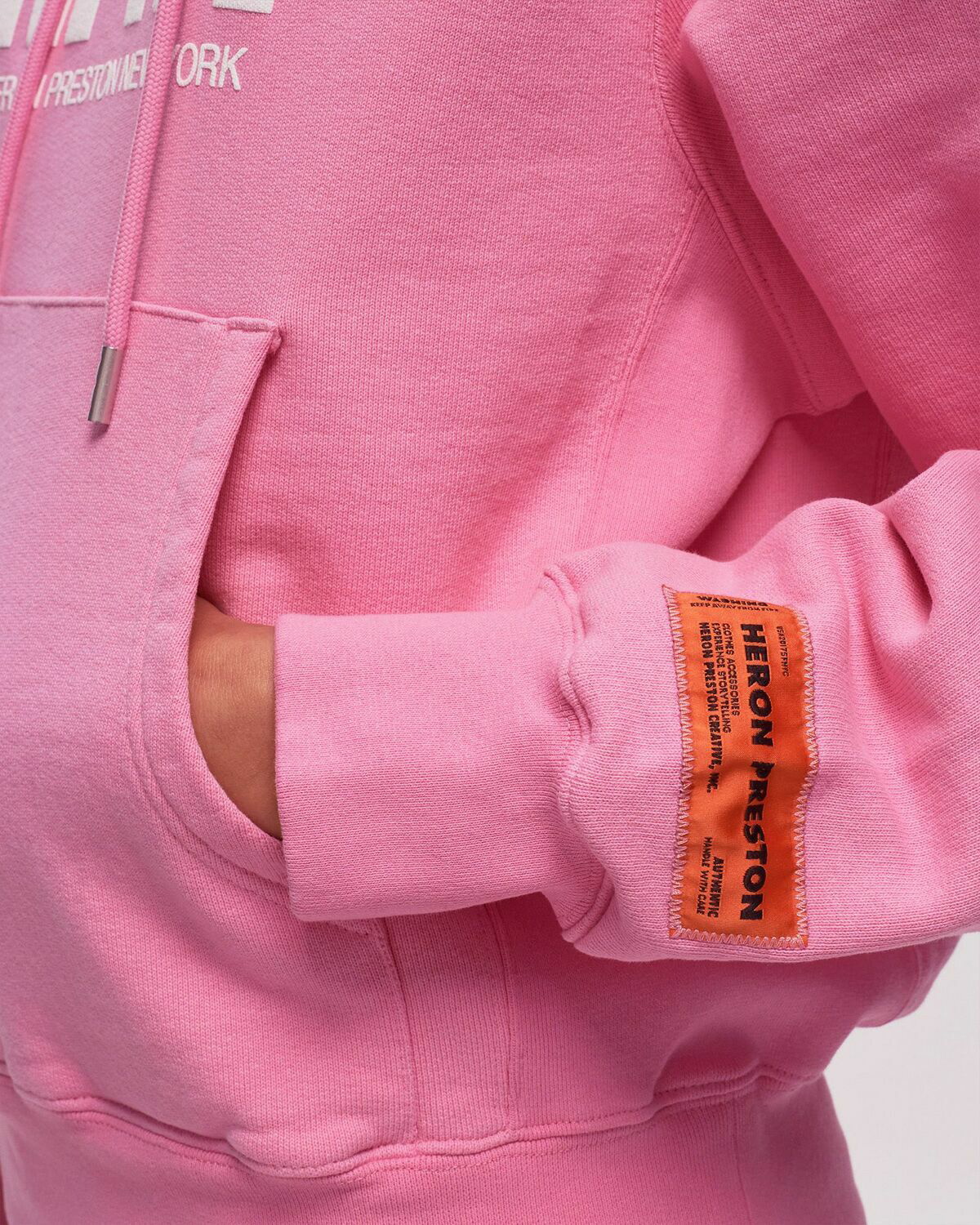 Heron Preston Reg Hpny Hoodie Pink - Womens - Hoodies Heron Preston