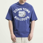 Unlikely Dry Goods Men's "BULLDOGS" Graphic T-Shirt in Blue