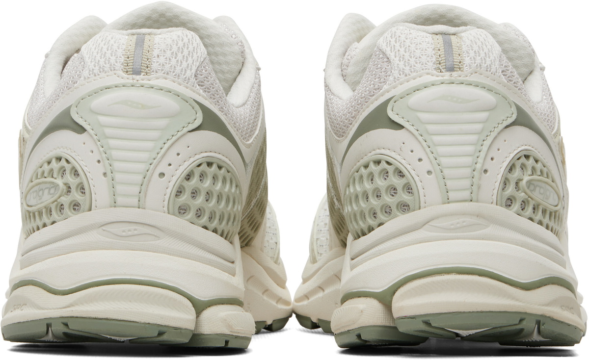 Saucony White ProGrid Triumph 4 Fabricated Future Sneakers