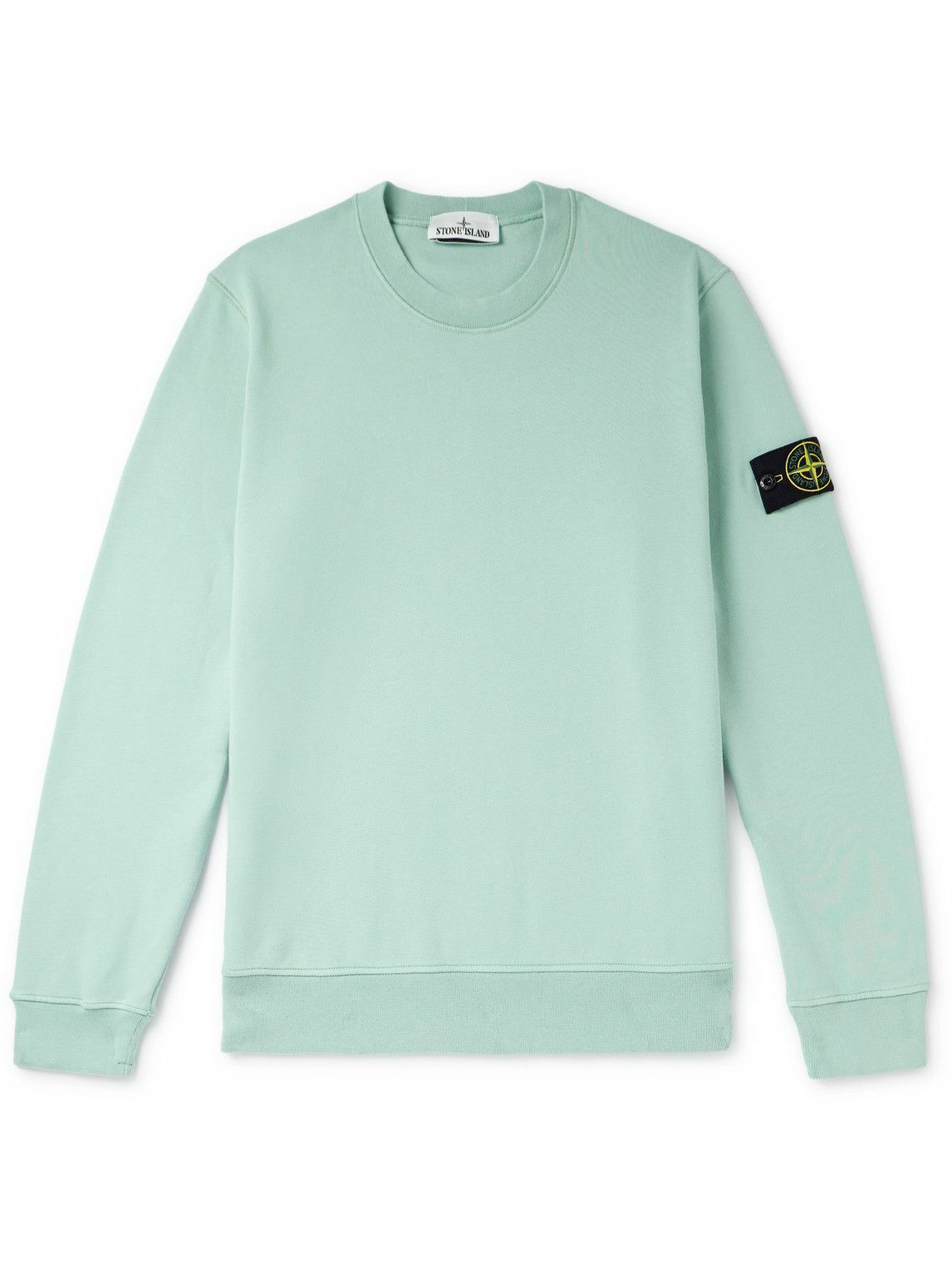 Stone island best sale crewneck green