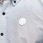 Men's AAPE Now Camo Silicon Badge Oxford Shirt in Black