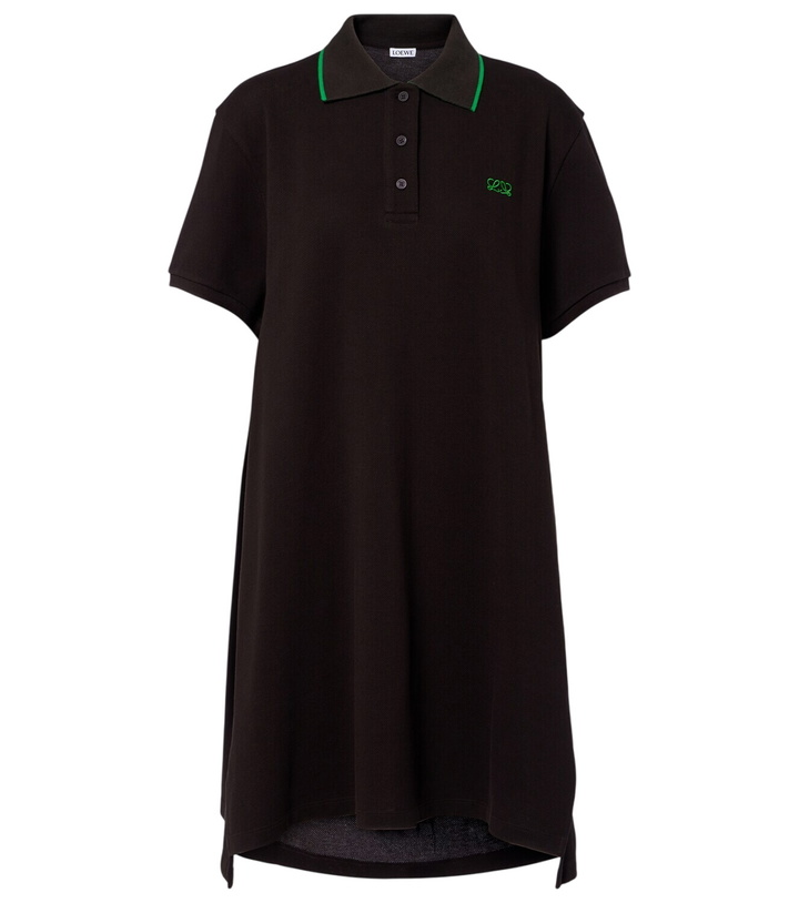 Photo: Loewe Double L cotton polo piqué dress