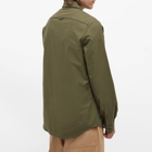 Loewe Men's Anagram Pocket Shirt in Khaki Green