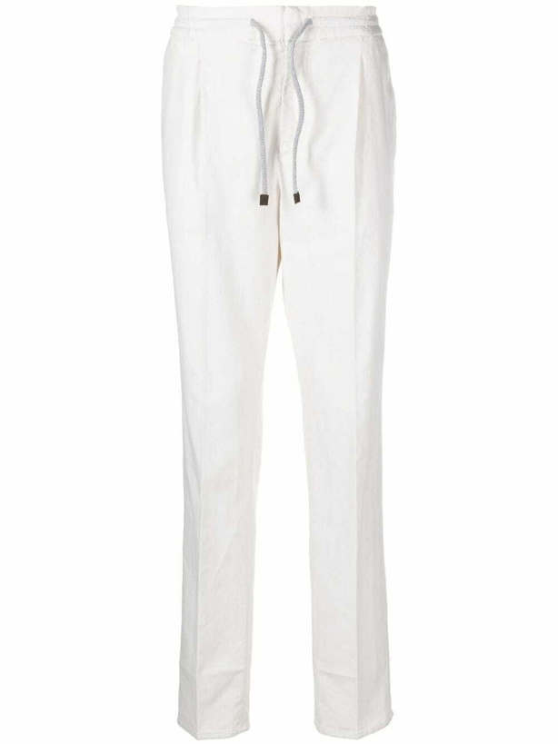 Photo: BRUNELLO CUCINELLI - Drawstring-waist Chino Trousers