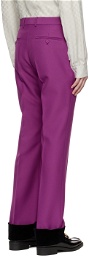 Gucci Purple Formal Trousers