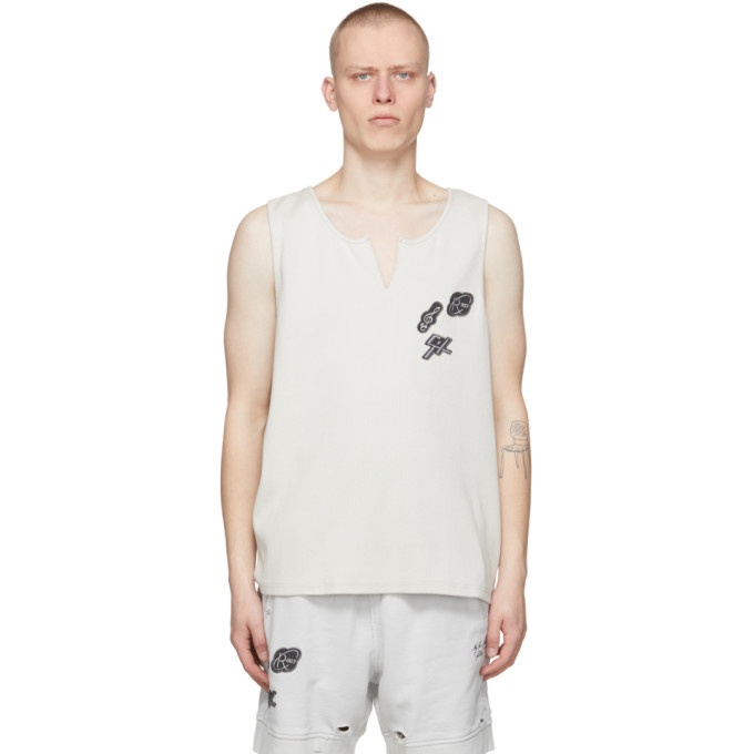 Photo: C2H4 Off-White My Own Private Planet Layered Patch Tank Top