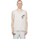 C2H4 Off-White My Own Private Planet Layered Patch Tank Top