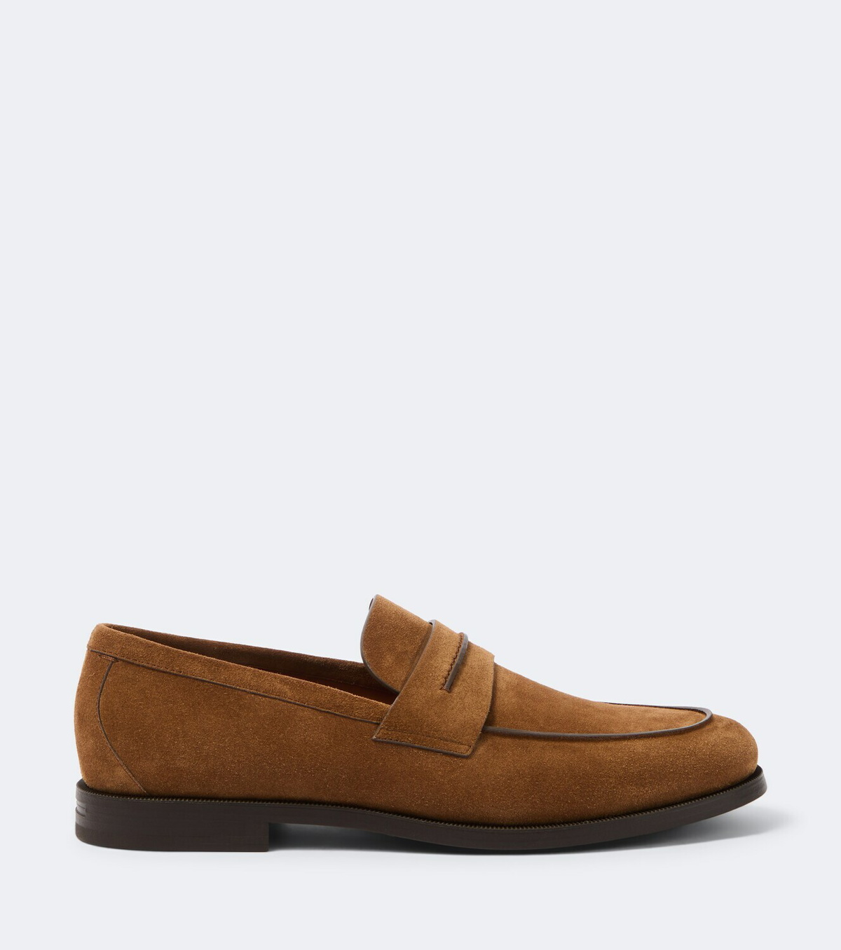 Zegna Suede penny loafers