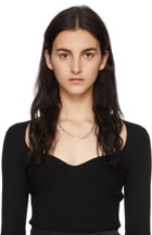 WWW.WILLSHOTT Silver Split Chain Necklace