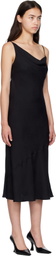 Silk Laundry Black Carrie Midi Dress