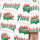 Lacoste x Thrasher T-Shirt in White