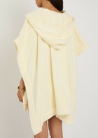 Lisa Marie Fernandez Hooded Terry Beach Poncho Cream