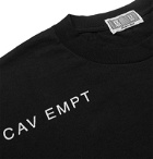 Cav Empt - Printed Cotton-Jersey T-Shirt - Black
