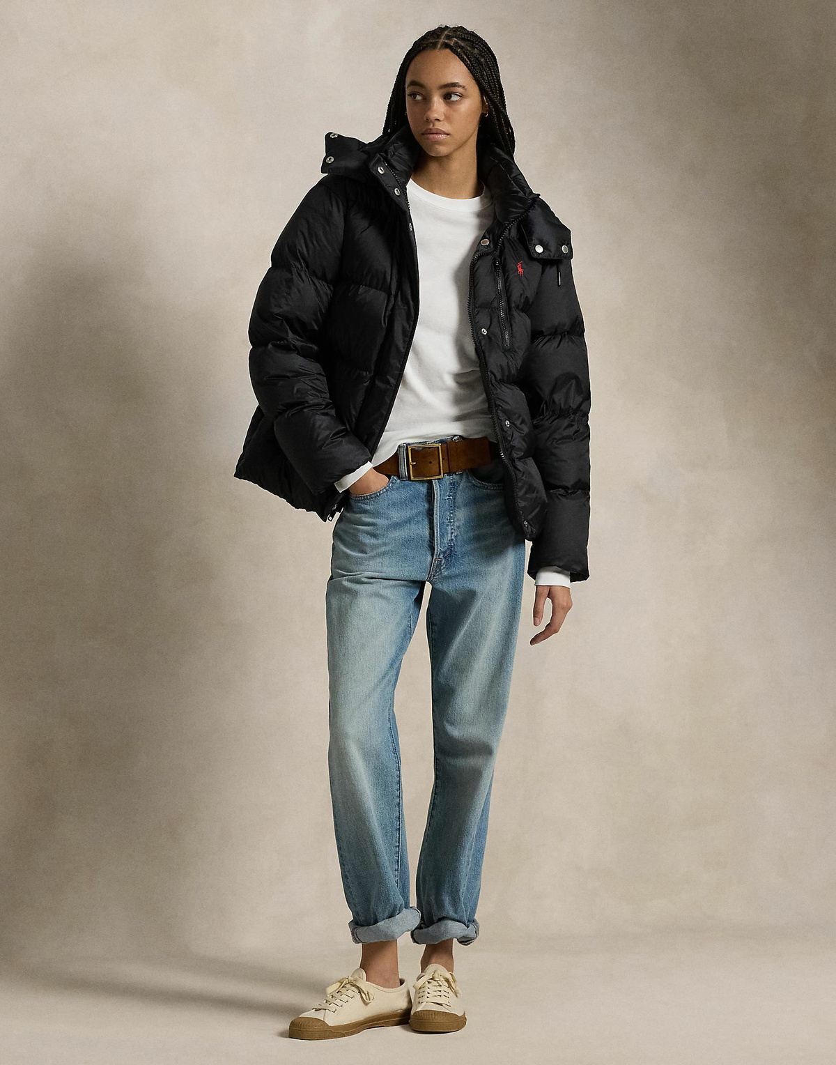 Polo Ralph Lauren Womens Puffer in Black