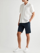 Kingsman - Straight-Leg Cotton-Twill Bermuda Shorts - Blue