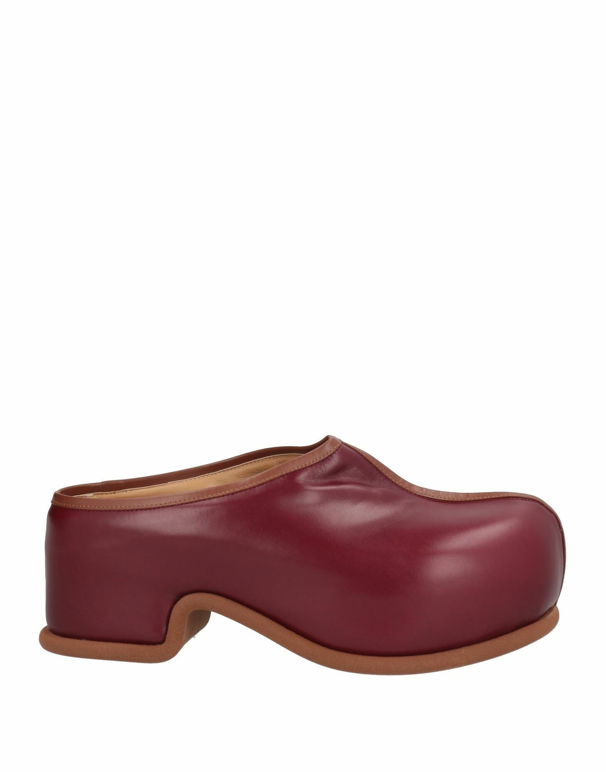 Dries Van Noten Womens Mules & Clogs Burgundy