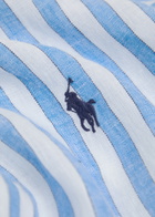 Polo Ralph Lauren Striped Linen Shirt Blue