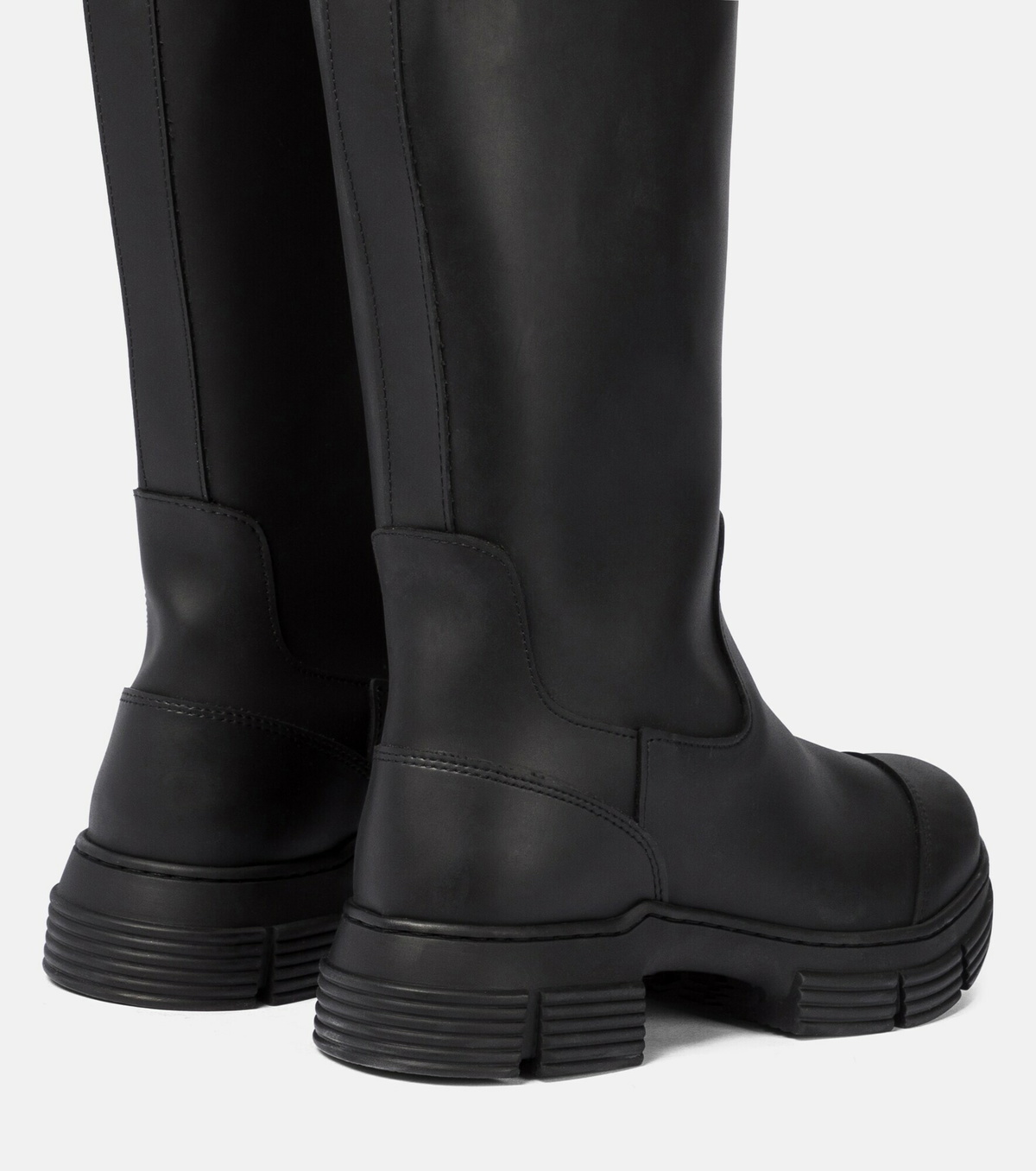 Ganni Rubber kneehigh boots GANNI