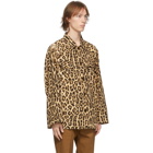 WACKO MARIA Beige Leopard Army Shirt